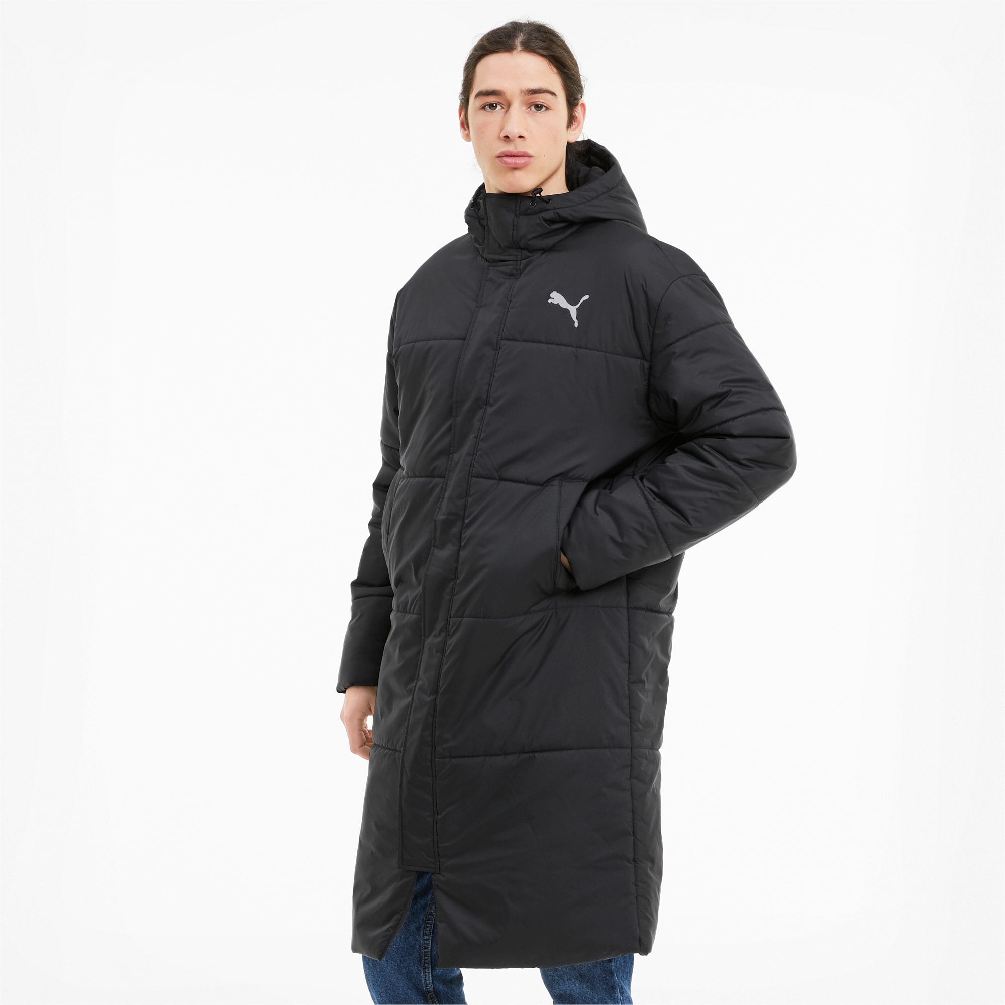Essentials Men s Long Padded Coat PUMA